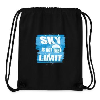 Sky Is Not the Limit – Paragliding Adventure - Stanley/Stella Recycled Gym Bag - black - Front