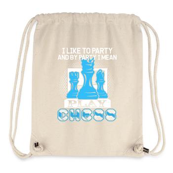 Chess I Like To Play Chess - Stanley/Stella Recycled Gym Bag - natural - Front