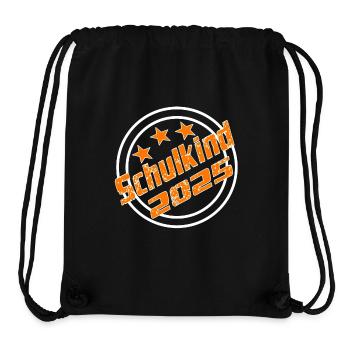 Schulkind 2025 Schulanfang Grundschule Kind - Stanley/Stella recycelter Gym Bag - Schwarz - Vorne