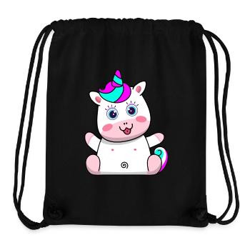 Unicorn Design Child Fantasy Mythical Creature Gift - Stanley/Stella Recycled Gym Bag - black - Front