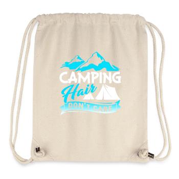 Camping Hair Don't Care - Stanley/Stella Recycled Gym Bag - natural - Front