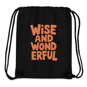 Wise And Wonderful Birthday Getting Older - Stanley/Stella Recycled Gym Bag - black - Front