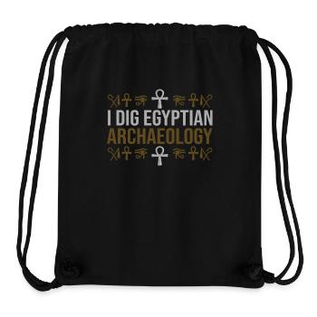 Graben Ägyptische Archäologie Mythologie - Stanley/Stella recycelter Gym Bag - Schwarz - Vorne