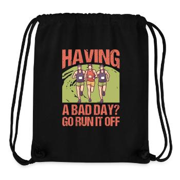 Marathon Go Run It Off Jogging Running - Stanley/Stella Recycled Gym Bag - black - Front