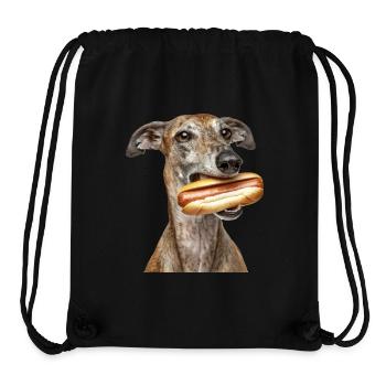 Windhund - Stanley/Stella recycelter Gym Bag - Schwarz - Vorne