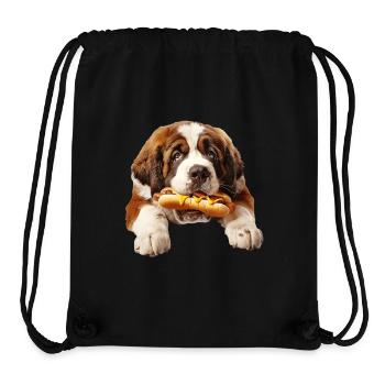 Saint Bernard - Stanley/Stella Recycled Gym Bag - black - Front