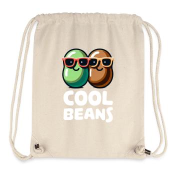 Cool Beans Funny Bean Design - Stanley/Stella Recycled Gym Bag - natural - Front