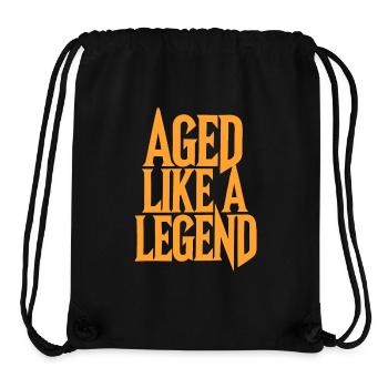 Birthday Getting Older Like a Legend - Stanley/Stella Recycled Gym Bag - black - Front
