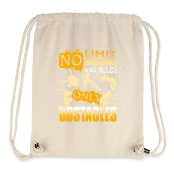 Parkour No Limit Boundaries And Rules - Stanley/Stella Recycled Gym Bag - natural - Front