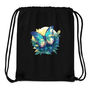 Butterfly Schmetterlinge Schmetterling - Stanley/Stella recycelter Gym Bag - Schwarz - Vorne
