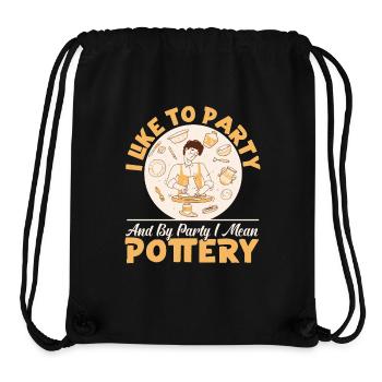 Pottery Ceramics Artist I Like To - Stanley/Stella Recycled Gym Bag - black - Front