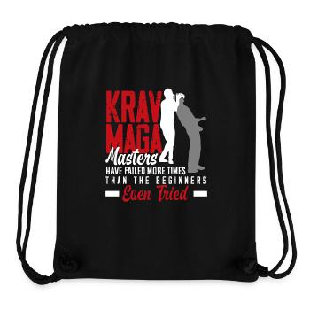 Krav Maga Trainers Athletes - Stanley/Stella Recycled Gym Bag - black - Front