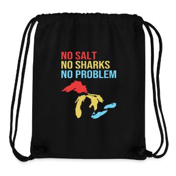 Great Lakes - Stanley/Stella recycelter Gym Bag - Schwarz - Vorne