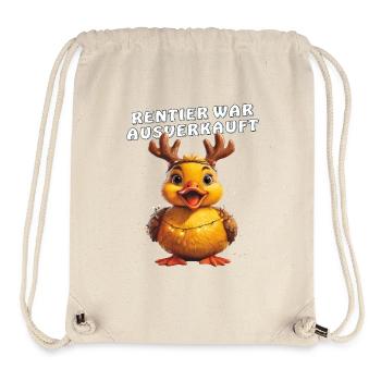 DUCK REINDEER WAS SOLD OUT - Stanley/Stella Recycled Gym Bag - natural - Front