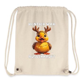 DUCK REINDEER WAS SOLD OUT - Stanley/Stella Recycled Gym Bag - natural - Front