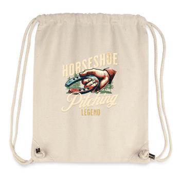 Horseshoe Throwing Horseshoe Pitching - Stanley/Stella Recycled Gym Bag - natural - Front