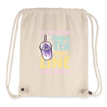Lustiger Bubble Tea Spruch für einen Bubble Tea - Stanley/Stella recycelter Gym Bag - Naturweiß - Vorne
