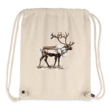 Caribou Karibus Karibu - Stanley/Stella recycelter Gym Bag - Naturweiß - Vorne