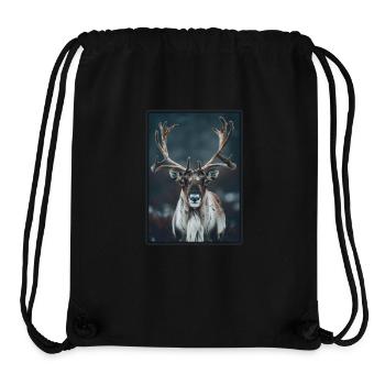 Caribou Karibus Karibu - Stanley/Stella Recycled Gym Bag - black - Front