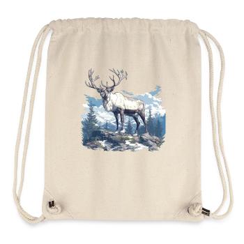 Caribou Karibus Karibu - Stanley/Stella Recycled Gym Bag - natural - Front