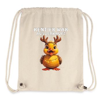DUCK REINDEER WAS SOLD OUT - Stanley/Stella Recycled Gym Bag - natural - Front