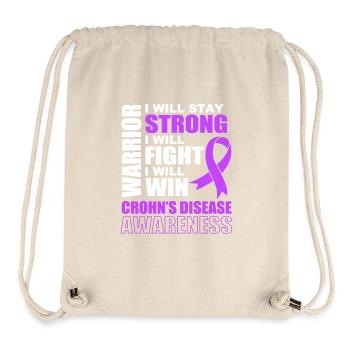 Crohn's disease - Stanley/Stella Recycled Gym Bag - natural - Front