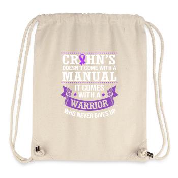 Crohn's disease - Stanley/Stella Recycled Gym Bag - natural - Front
