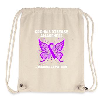 Crohn's disease - Stanley/Stella Recycled Gym Bag - natural - Front