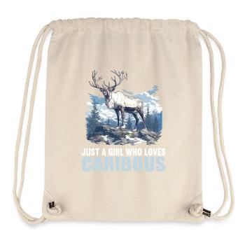 Caribou Karibus Karibu - Stanley/Stella recycelter Gym Bag - Naturweiß - Vorne