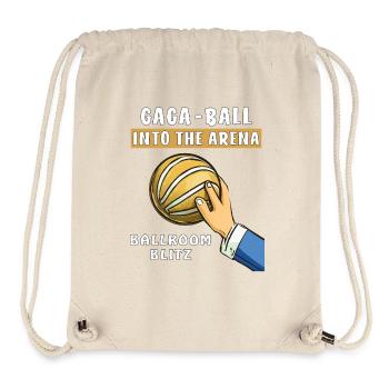 GAGA BALL INTO THE ARENA - Stanley/Stella recycelter Gym Bag - Naturweiß - Vorne