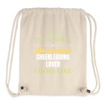 So sieht ein großartiger Cheerleading-Liebhaber aus l - Stanley/Stella recycelter Gym Bag - Naturweiß - Vorne