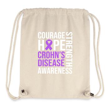 Crohn's disease - Stanley/Stella Recycled Gym Bag - natural - Front