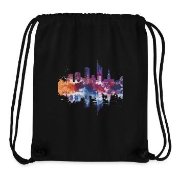 Ede - Stanley/Stella Recycled Gym Bag - black - Front