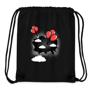Balloon Celestial Sky Balloons - Stanley/Stella Recycled Gym Bag - black - Front