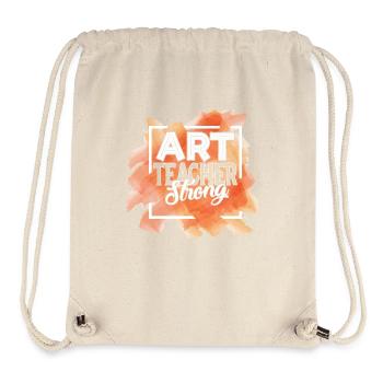 Art Teacher Strong - Stanley/Stella Recycled Gym Bag - natural - Front