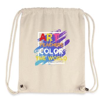 Art Teachers Color The World - Stanley/Stella Recycled Gym Bag - natural - Front