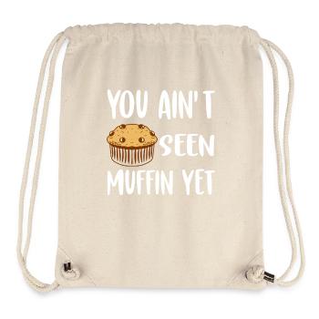 Cupcake que vous n’avez pas encore vu Muffin Muffin - Sac à cordon recyclé Stanley/Stella - blanc naturel - Devant