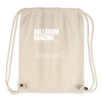 Amusing Ballroom Dancing Indoor Hobbies Definition - Stanley/Stella Recycled Gym Bag - natural - Front