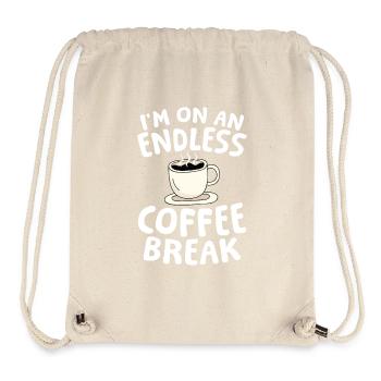 Rente Ruhestand I'm On An Endless Coffee Break - Stanley/Stella recycelter Gym Bag - Naturweiß - Vorne