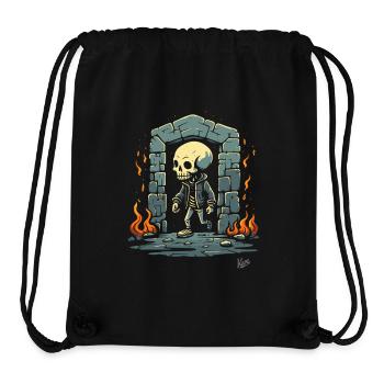 Skeleton Dungeon Showtime - Stanley/Stella Recycled Gym Bag - black - Front