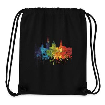 Sittard-Geleen - Stanley/Stella recycelter Gym Bag - Schwarz - Vorne
