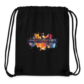 Terneuzen - Stanley/Stella Recycled Gym Bag - black - Front