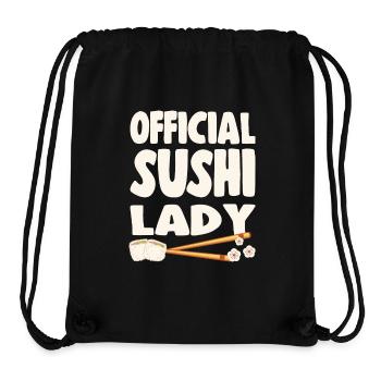 Sushi Lover Official Sushi Lady - Stanley/Stella Recycled Gym Bag - black - Front