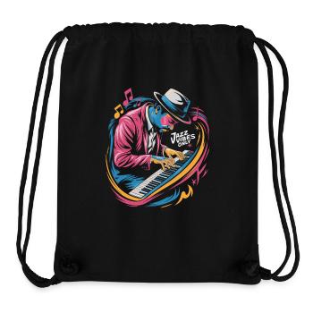 Jazz Vibes Only Musikliebhaber Kunst - Stanley/Stella recycelter Gym Bag - Schwarz - Vorne