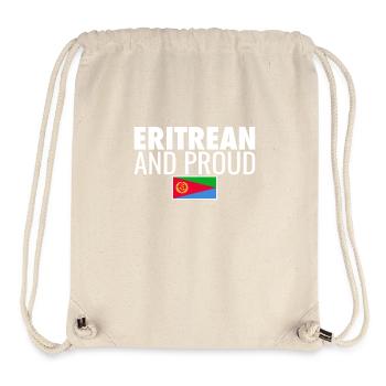 Eritrean And Proud Eritrea Eritreische Flagge - Stanley/Stella recycelter Gym Bag - Naturweiß - Vorne