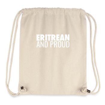Eritrean And Proud Eritrea Eritreische Eritreer - Stanley/Stella recycelter Gym Bag - Naturweiß - Vorne