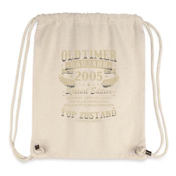 Oldtimer Baujahr 2005 Jahrgang Geburtstag Geschenk - Stanley/Stella recycelter Gym Bag - Naturweiß - Vorne