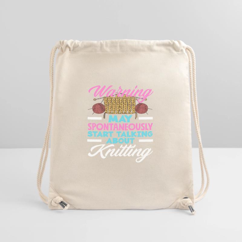 Caution might be talking about knitting Stanley/Stella Recycled Gym Bag
