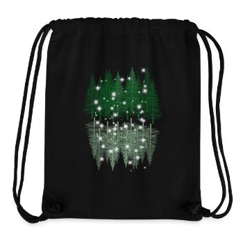 Forest Nature Reflection Nature Lover Spruce Trees - Stanley/Stella Recycled Gym Bag - black - Front