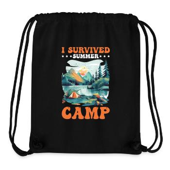 I Survived Summer Camp 5 - Stanley/Stella recycelter Gym Bag - Schwarz - Vorne